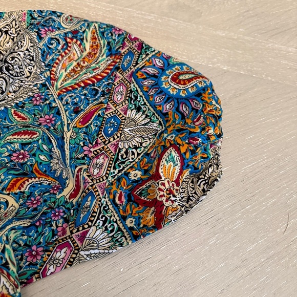 Cupshe Red, Yellow and Blue Flowy Beach Cover Up or Sundress - Picture 5 of 7